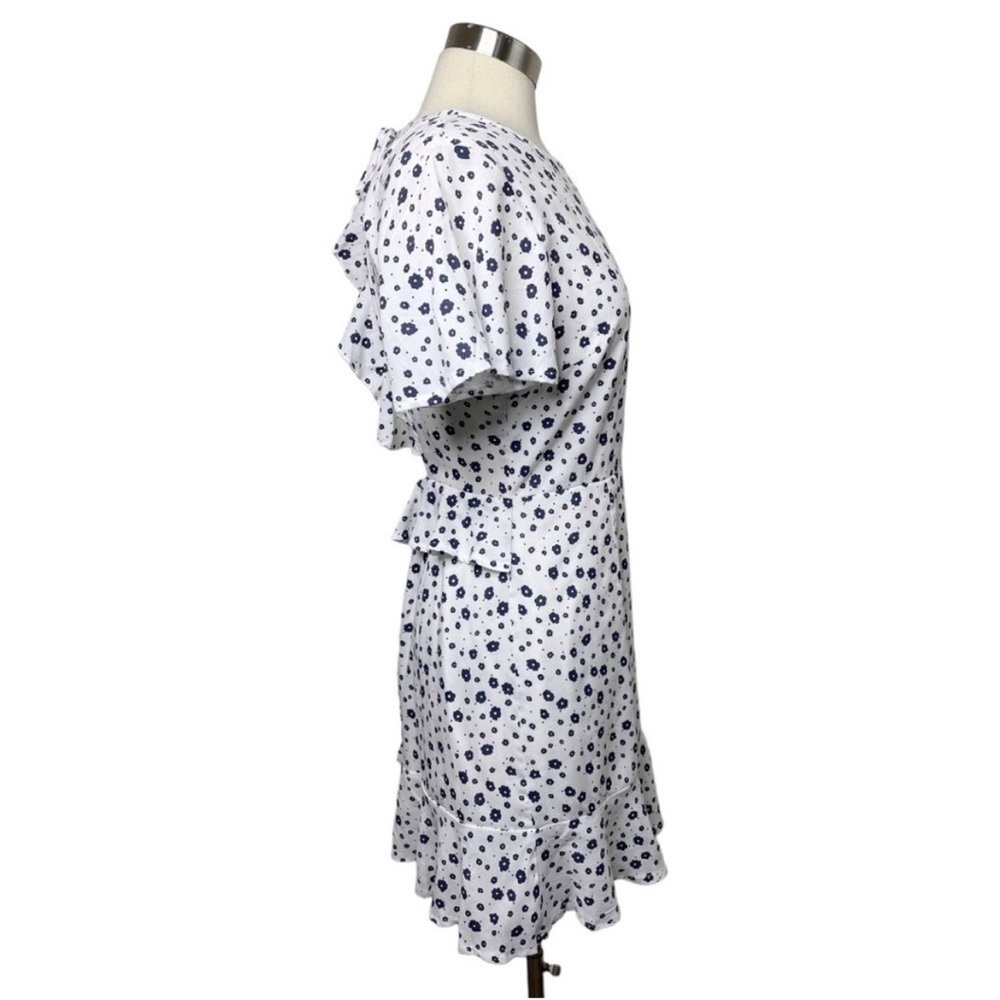 PRINCESS POLLY Nate Floral Ruffle Mini Dress size 10 - Picture 7 of 9